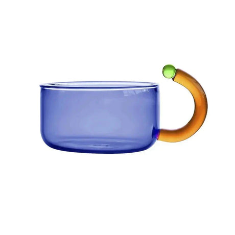 Kontrastfärg Glas Teapot Set - Stilig Värmeresistent Design Carvallo