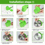 Grästrimmer Sladdlös Justerbar Trädgårdsverktyg Kit Carvallo