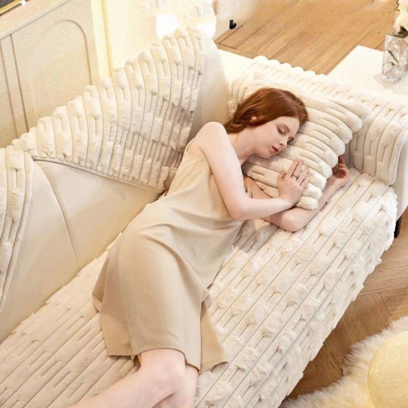 Plush Luxe - Non-stick Universal Lyxsofföverdrag Carvallo