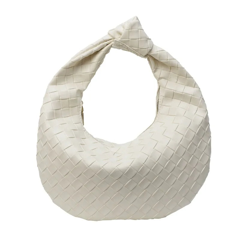 Handväska Vegansk Läder Vävda Axeltassen Carvallo