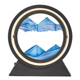 Kreativ 360° Rotera Snabbsand Lampa - Dynamisk Sandkonst Ljus Carvallo