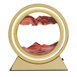 Kreativ 360° Rotera Snabbsand Lampa - Dynamisk Sandkonst Ljus Carvallo