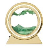 Kreativ 360° Rotera Snabbsand Lampa - Dynamisk Sandkonst Ljus Carvallo