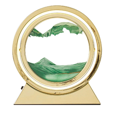 Kreativ 360° Rotera Snabbsand Lampa - Dynamisk Sandkonst Ljus Carvallo