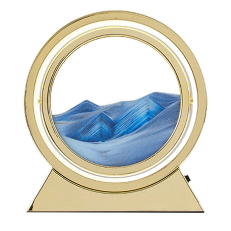 Kreativ 360° Rotera Snabbsand Lampa - Dynamisk Sandkonst Ljus Carvallo