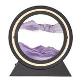 Kreativ 360° Rotera Snabbsand Lampa - Dynamisk Sandkonst Ljus Carvallo