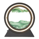 Kreativ 360° Rotera Snabbsand Lampa - Dynamisk Sandkonst Ljus Carvallo