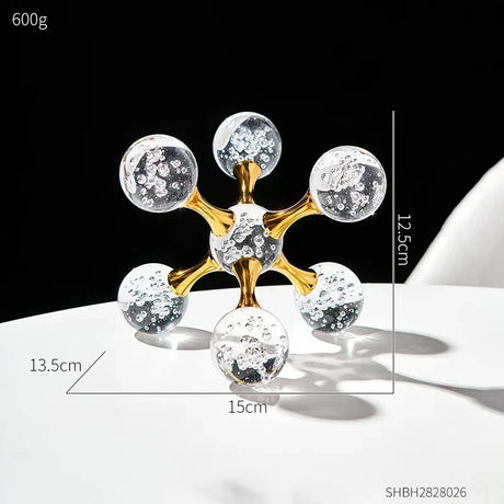 Kreativ Konst Kristallboll Bordsdekoration - Glas Lyx Carvallo