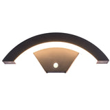 Utomhusvägglampa med böjd LED-design Carvallo