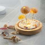 Bordslampa med vintage glasdome-design Carvallo