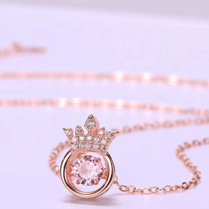 Dancing Crown Halsband-Jewelry for women-Hemnix-Roseguld-45cm-Hemnix