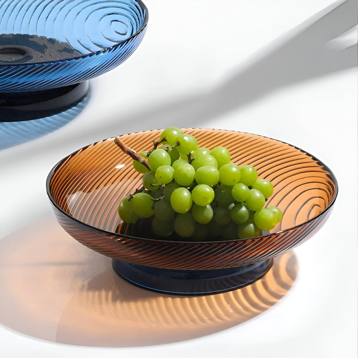 Elegant Kristallglas Fruktskål för Stilfull Heminredning Carvallo