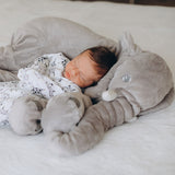 Royaleva Baby Elephant Kramkudde – Mjuk Plyschkompanjon, Ideal för Nyfödda & Barn Carvallo