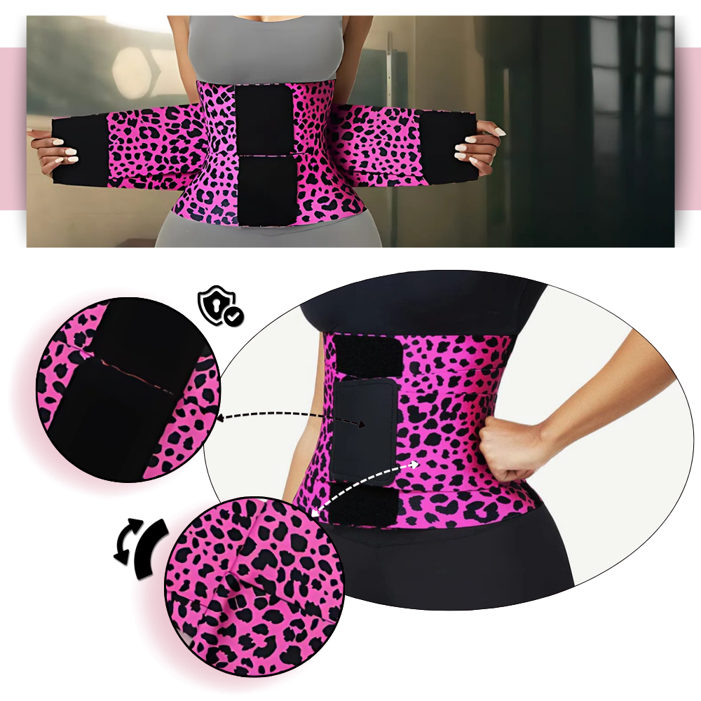 Midjetränare Svettbälte Kroppskontur Omslag Carvallo