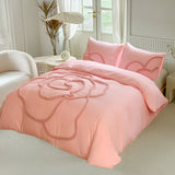 BlossomDream Set - Elegant Snuggly Täcke Med Blomsterdesign Carvallo