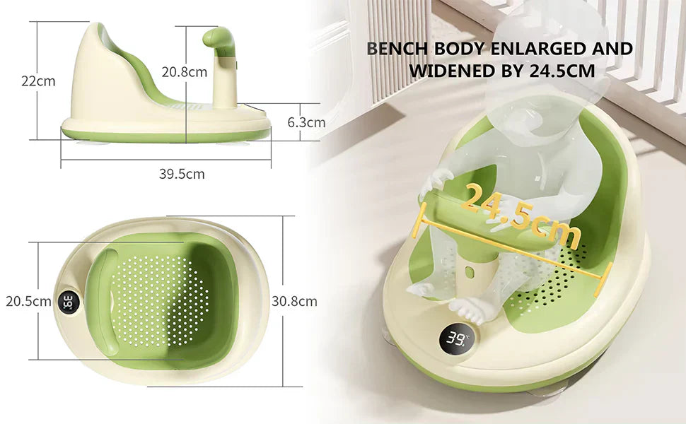 Luxora Babynsätt med Trådlös Termometer och Säkerhet Carvallo