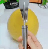 Royaleva Orange Peeler med ergonomiskt handtag och blad Carvallo