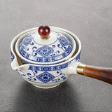 SpinTea 360° roterande teservis – Inkluderar 4 koppar och praktisk förvaringspåse MILA Sverige