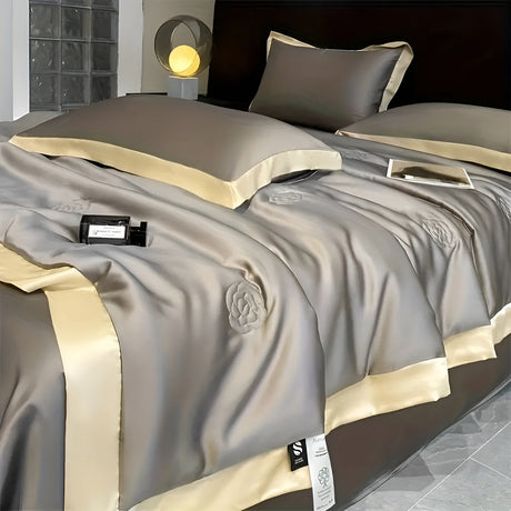 Sommarbäddset 3-delat – Kylning & Silkeslen | Med blommönster & iskylande tyg Carvallo