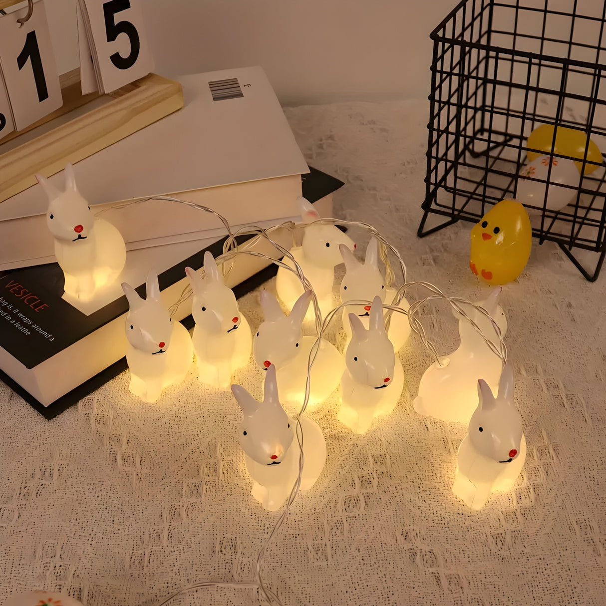 LumiRabbit Light - Vintage-stil LED-kanin kette ljus Carvallo