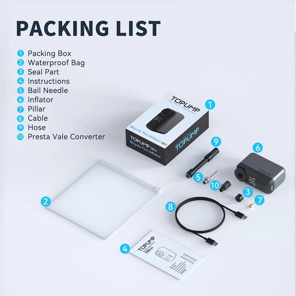 Smart Electric Mini Bike Pump Pro Carvallo