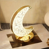 MoonlitAura - uppladdningsbar kristallampa för fridfulla rum Carvallo