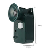 RoyaleGlow 5000sqft 9v Dc Ultra Sonic Trådlös Skadedjur Djur Avskräckare Utomhus Säker Avskräckning av Olika Djur Carvallo