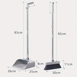 Carvallo- och sopskyffelset Cleanovo Duo | Multifunktionell med självrengörande kam | Ergonomisk & platsbesparande Carvallo