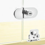 Royaleva Enkel Glas Lås Möbelfäste Säkerhetslås Carvallo