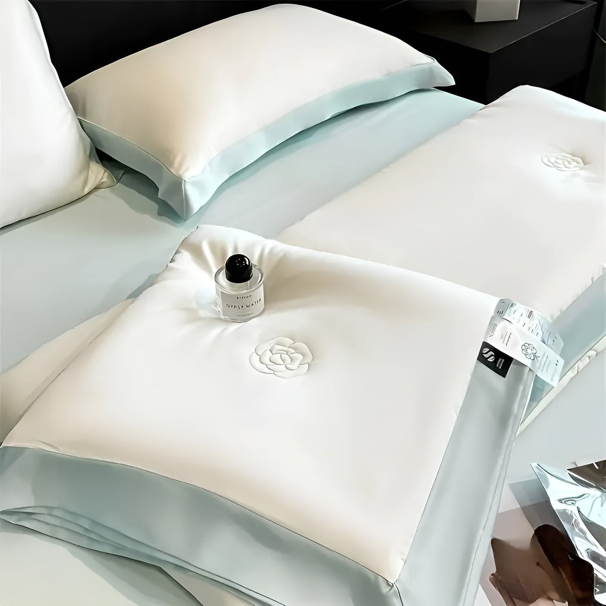 Sommarbäddset 3-delat – Kylning & Silkeslen | Med blommönster & iskylande tyg Carvallo