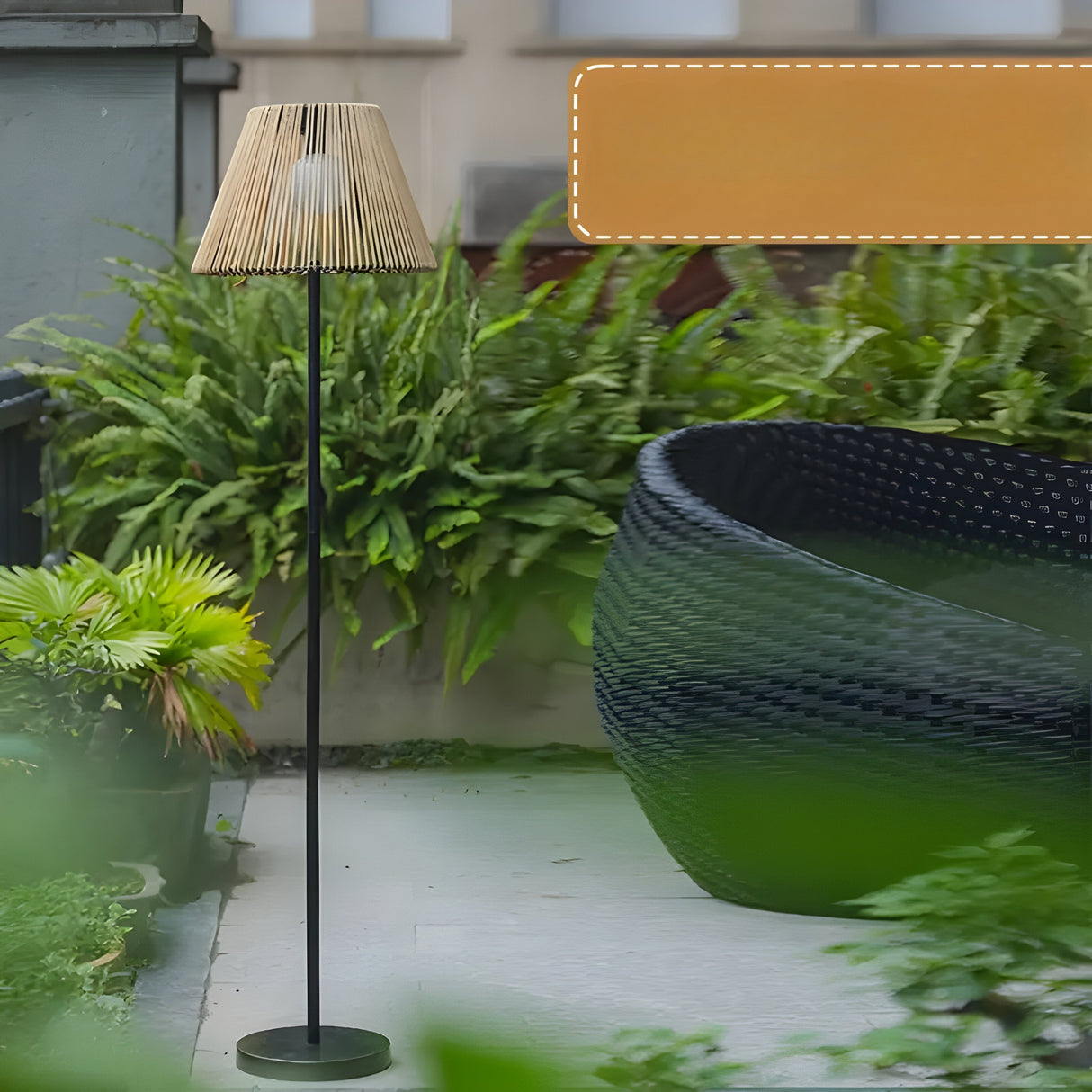 AmberReed Light – Solarpowered LED golvlampa för utomhusbruk Carvallo