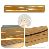 LED Vägghylla i trä – Modern design för vardagsrum och sovrum Carvallo