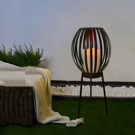 TwilightVault Ljus – Solenergidriven utomhus golvlampa Carvallo