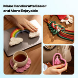 Handhållen garnstickare – Snabb snörspinnare för gör-det-själv-stickning och hantverksprojekt MILA Sverige