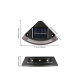 Solälskande trappbelysning i ett 4-pack – Väderbeständig | Perfekt för trädgård, gångvägar och utomhusområden Carvallo