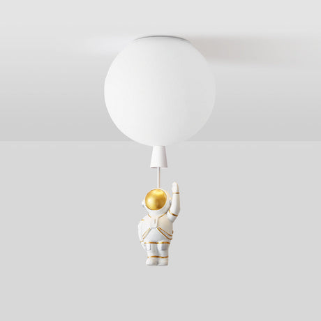 Modern Moon/Astronaut LED-taklampa Akryl MILA Sverige