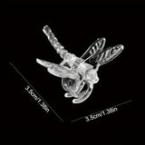 Carvallo Florifix Stängelklämmor för klätterväxter | Osynliga växtstöd | 100 stycken | Transparent design Carvallo