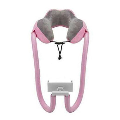 2-i-1 U-formad nackkudde med gooseneck surfplatta mobilhållare Carvallo