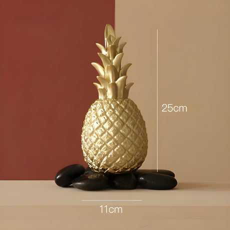 PineGlow Decor - Dekorativ Ananas-Ananas-Vardagsrumsdekor Carvallo