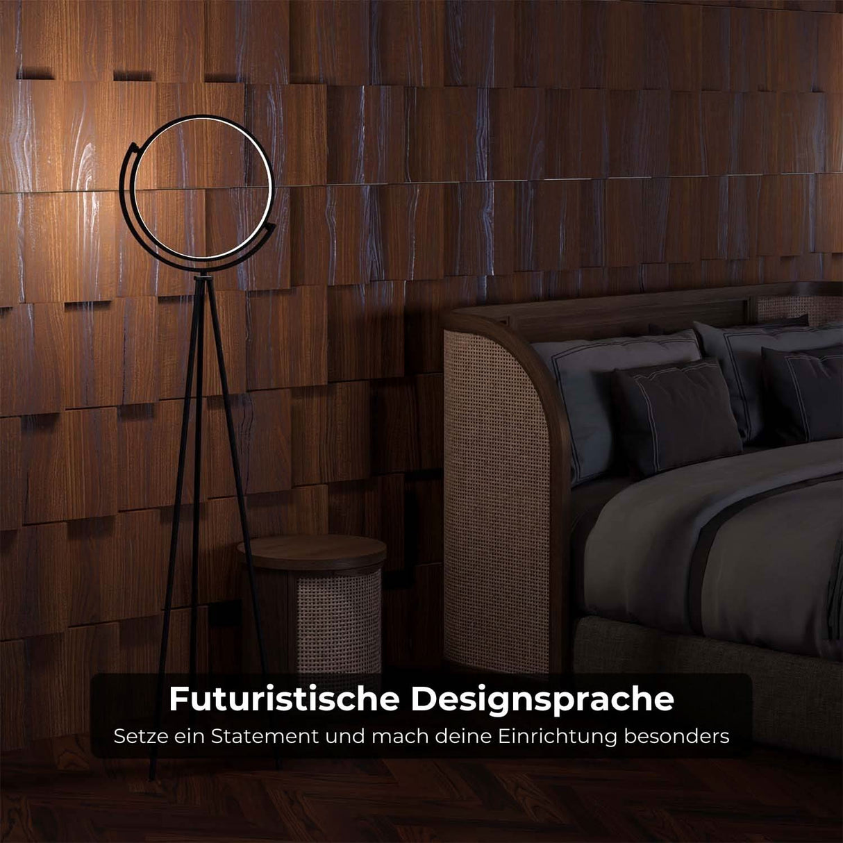 Darea Designer Golvlampa Carvallo