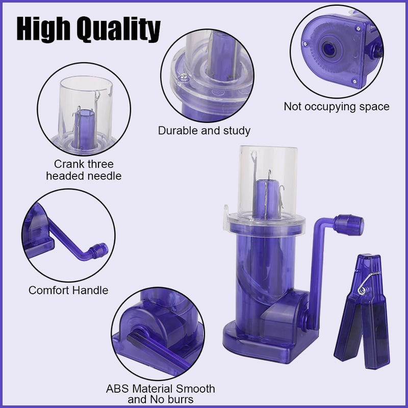 Handhållen garnstickare – Snabb snörspinnare för gör-det-själv-stickning och hantverksprojekt MILA Sverige