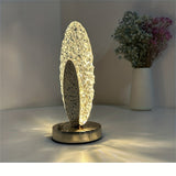 FeatherLamp - USB Touch Bordslampa med Påfågelfjäderdesign, Oändligt Dimbar LED Ljus Carvallo