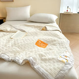 Lätt sommarfilt – Vattentålig & Mjuk | Vaffelstruktur för alla årstider Carvallo