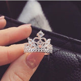 Crystal Crown ringar-Jewelry for women-Bellasverige-Hemnix
