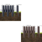 GardenEdge Pro - Dekorativ Gräskant Blomrabatt Trädgård Carvallo