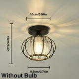 CrystalGlow - Lyxig Kristall Taklampa, Svart Guld Carvallo