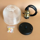 Retro pendel ljus av glas – Stilig hängande lampa för mysiga utrymmen Carvallo