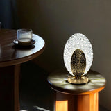 FeatherLamp - USB Touch Bordslampa med Påfågelfjäderdesign, Oändligt Dimbar LED Ljus Carvallo