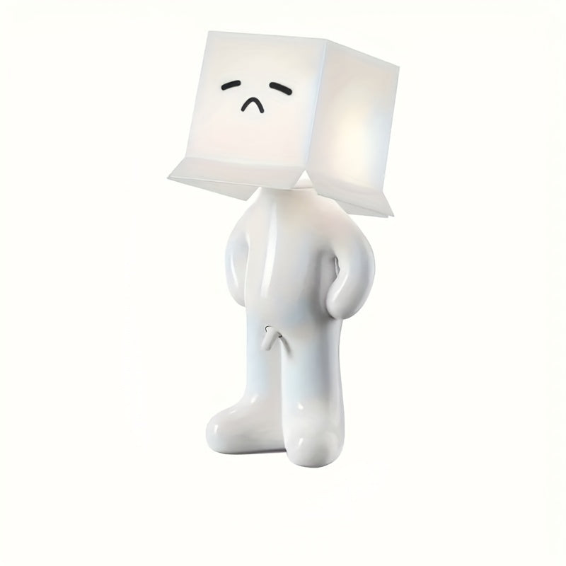 CartoonGlow - USB-driven tecknad bordslampa med LED-ljus och tryckknappskontroll Carvallo