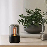 Luxora Retro Aromadiffusor med Nattljus - USB Eterisk Olja Luftfuktare för Hem och Kontor Carvallo